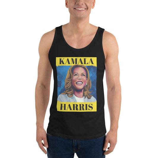 Kamala Harris - Men's Tank Top (available in Black, Red, White, and Blue)