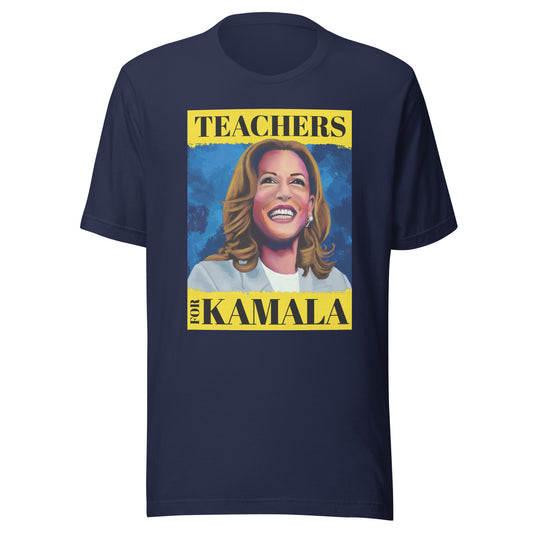 Teachers for Kamala Harris T shirt - Unisex staple eco t-shirt